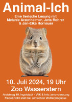 2024-07-10 Animal-Ich Zoo-Lesung Rohrer Arzenheimer Hornauer